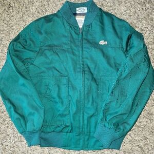 Izod Lacoste Green Bomber Jacket